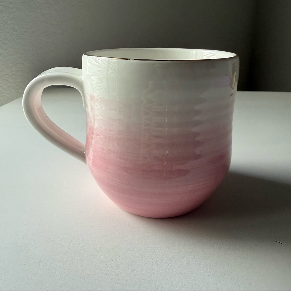 Anthropologie Suite One Studio Collectible Mimira Mug Pink Ombré - Picture 4 of 8
